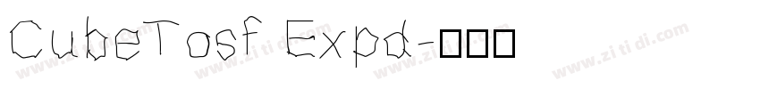 CubeTosf Expd字体转换